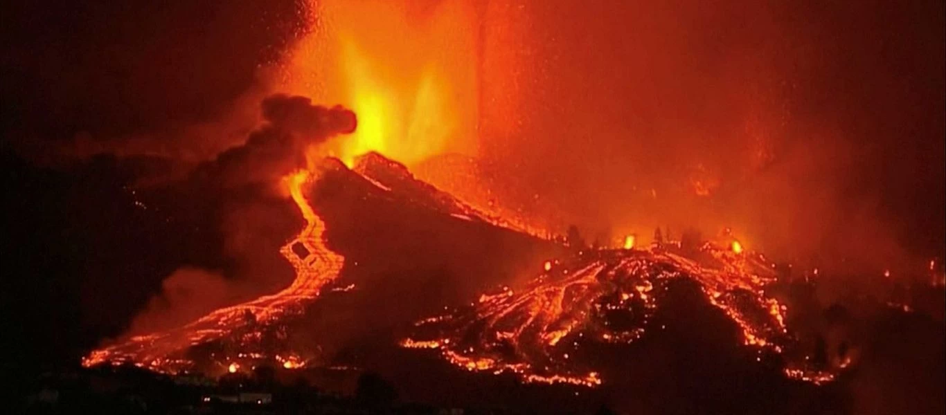 Έκρηξη του ηφαιστείου στη Λα Πάλμα - Εντολή για εκκένωση δέκα κοινοτήτων